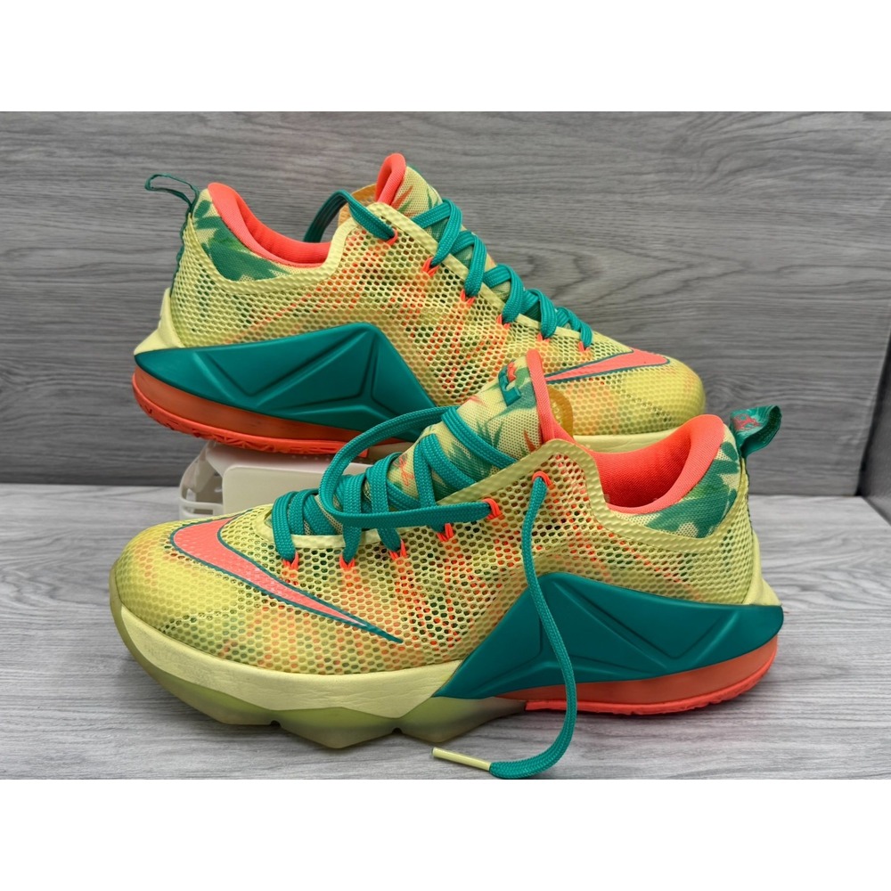 Nike Lebron XII Low PRM Shoes Sneakers 776652-383 size 9.5